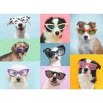 Puzzle  Ravensburger-13288 XXL Teile - Funny Puppies