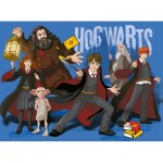 Puzzle  Ravensburger-13365 XXL Teile - Hogwarts Cartoon