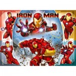 Puzzle  Ravensburger-13377 XXL Teile - Mächtiger Iron Man - Marvel