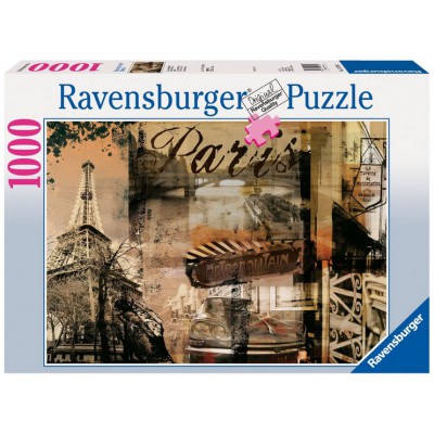 Puzzle Ravensburger-15729 Nostalgisches Paris