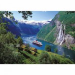 Puzzle  Ravensburger-15804 Norwegischer Fjord