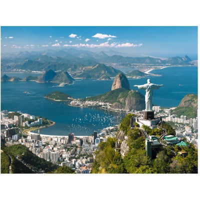 Puzzle Ravensburger-16317 Blick auf Rio