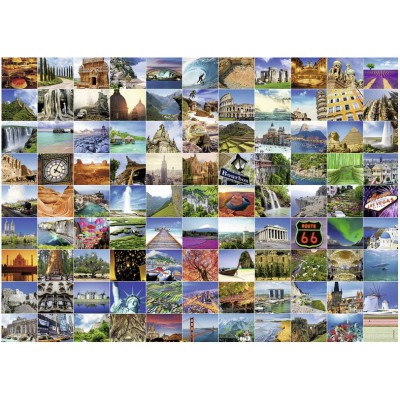 Puzzle Ravensburger-16319 Die 99 schönsten Orte der Welt