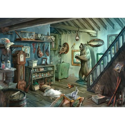 Ravensburger-16435 Escape Puzzle - Die Höhle des Terrors