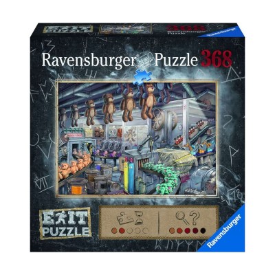 Ravensburger-16484 Exit Puzzle - In der Spielzeugfabrik
