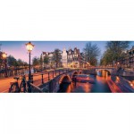 Puzzle  Ravensburger-16752 Amsterdam by Night