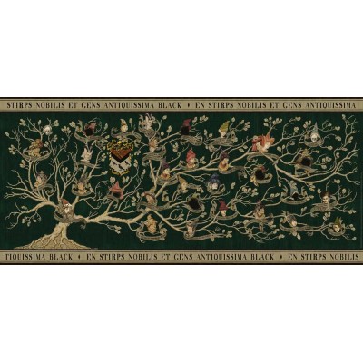 Puzzle Ravensburger-17299 Harry Potter - Familienstammbaum