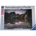 Puzzle  Ravensburger-17326 Naturjuwel Piburger See