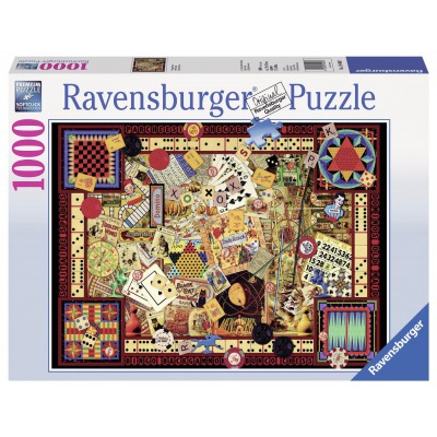 Puzzle Ravensburger-19406 Vintage Games
