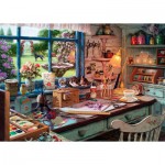 Puzzle  Ravensburger-19590 My Haven Nr 1, The Craft Shed