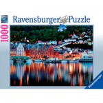 Puzzle  Ravensburger-19715 Bergen, Norwegen