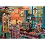 Puzzle  Ravensburger-19766 The Sewing Shed