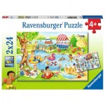   2 Puzzles - Erholung am See