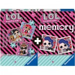  Ravensburger-20549 Multipack - Memory and 3 Puzzles - Lol Surprise