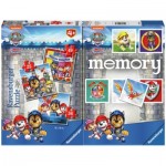   3 Puzzles - Memory - Paw Patrol