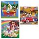 3 x 49 Teile Puzzleset - Alle lieben Mickey