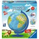 3D Puzzle - Globe in deutscher Sprache