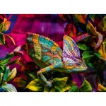   Chamäleon - Highlight Puzzle - Bunte Tiere