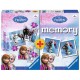 Frozen - Die Eiskönigin: 3 Puzzles + Memory