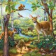 Puzzle 3 x 49 Teile - Zoo, wiilde und Haustiere