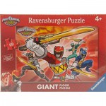   Riesen-Bodenpuzzle - Power Rangers
