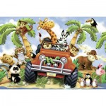   Riesen-Bodenpuzzle - Safari