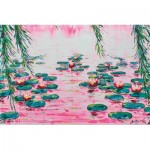 Puzzle   Rosa Seerosen