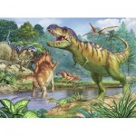 Puzzle   XXL Teile - Welt der Dinosaurier