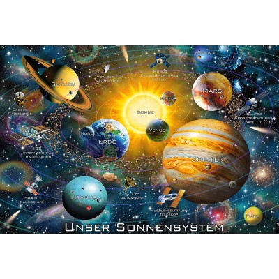 Puzzle Schmidt-Spiele-56308 Unser Sonnensystem