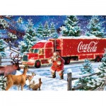 Puzzle  Schmidt-Spiele-57598 Coca Cola - Weihnachts-Truck