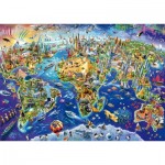 Puzzle  Schmidt-Spiele-58288 Entdecke Unsere Welt