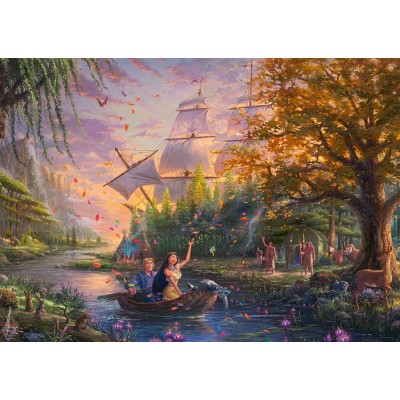 Puzzle Schmidt-Spiele-59688 Thomas Kinkade - Disney - Pocahontas