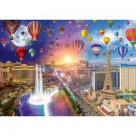 Puzzle  Schmidt-Spiele-59907 Lars Stewart - Las Vegas - Night and Day