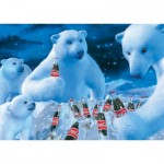 Puzzle  Schmidt-Spiele-59913 Coca Cola Eisbären