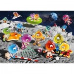 Puzzle  Schmidt-Spiele-59945 SpaceBubbles - Auf dem Mond