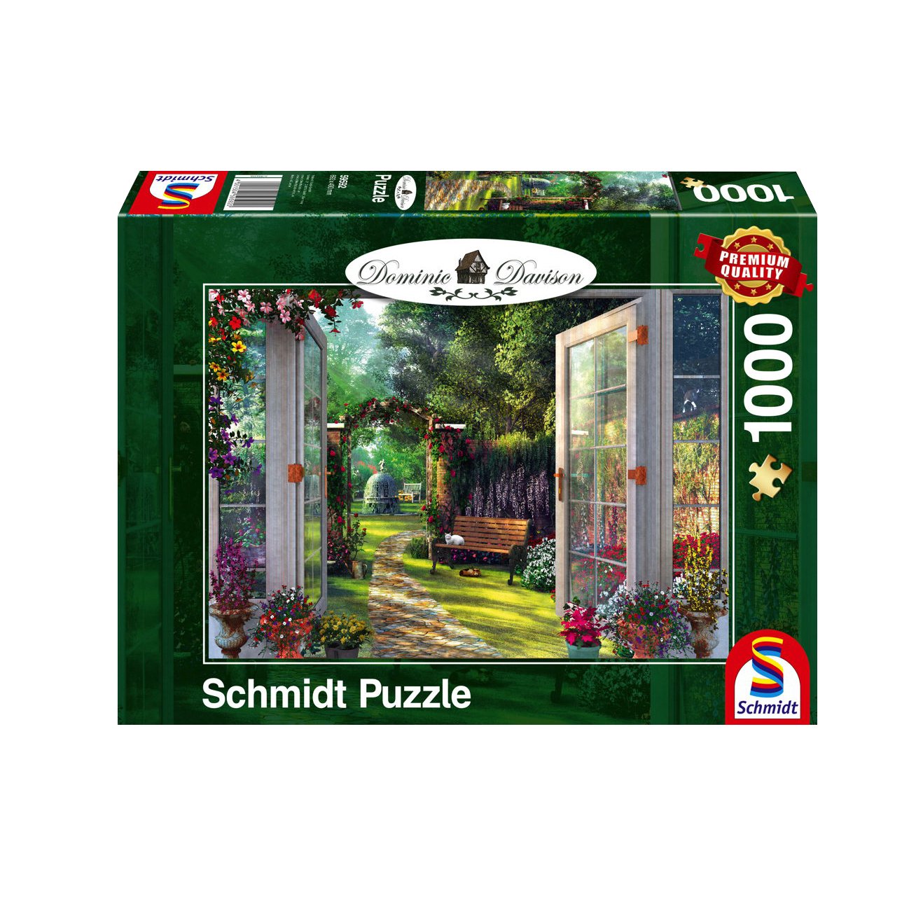 Puzzle Dominic Davison Blick In Den Verwunschenen Garten Schmidt