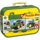 John Deere, Traktor, 4 Kinderpuzzle im Metallkoffer, 2x60 und 2x100 Teile