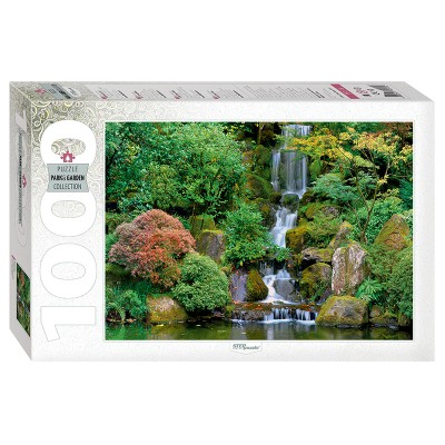 Puzzle Step-Puzzle-79115 Waterfall in Portland Japanese Garden