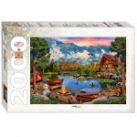 Puzzle  Step-Puzzle-84041 Mountain Lake