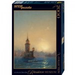 Puzzle   Russian Museum - Ivan Aivazovsky - View of Leandrovsk tower in Constantinople