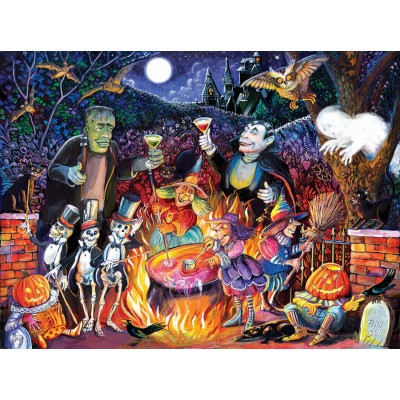 Puzzle Sunsout-21831 Bill Bell - Monster Party Time