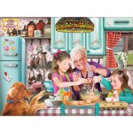 Puzzle  Sunsout-42206 Life is Better at Grandma's