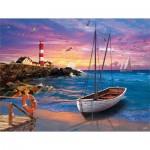 Puzzle  Sunsout-42253 XXL Teile - Gemütliche Bucht