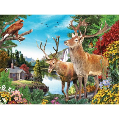 Puzzle Sunsout-42313 XXL Teile - Summer Pond