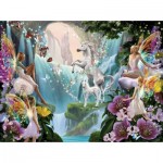 Puzzle  Sunsout-47230 Garry Walton - Unicorn and Fairy