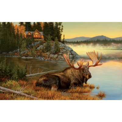Puzzle Sunsout-50117 Lambson's Wildlife Art - Squatters Rights