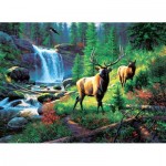 Puzzle  Sunsout-53082 Mark Keathley - Mountain Harmony
