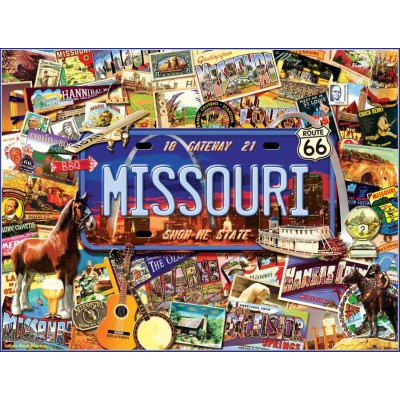Puzzle Sunsout-70038 Kate Ward Thacker - Missouri : The 'Show Me' State