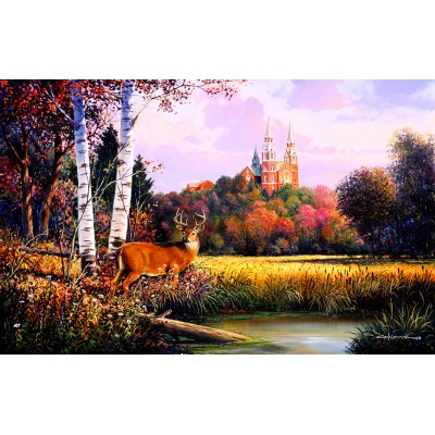 Puzzle Sunsout-75137 George Kovach - Sacred Refuge
