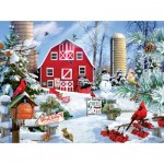 Puzzle   Lori Schory - A Snowy Day on the Farm